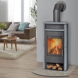 Kaminofen Fireplace Paris im Wohnzimmer